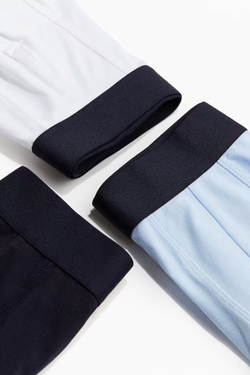 H&M Набор трусов-боксеров ( 5 шт.), белый/светло-голубой