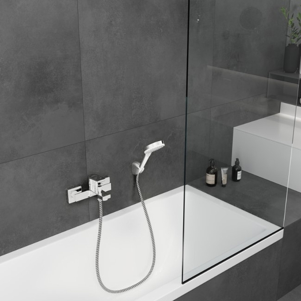 Смеситель для ванны Hansgrohe Vernis Shape 71450000 хром