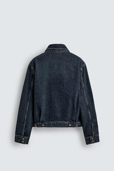 ZARA ДЖИНСОВАЯ КУРТКА — LIMITED EDITION, СИНИЙ