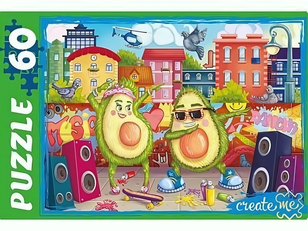 Пазл 60эл. "Авокадо-сити" (Арт. П60-0697)