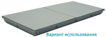 Крышка к 1/2 поддона ПГКп 560*1260мм