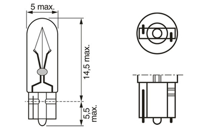 BOSCH - 1987302240-BOC - Bulb - Povrat artikla narucenog iz Njemacke nije moguc.