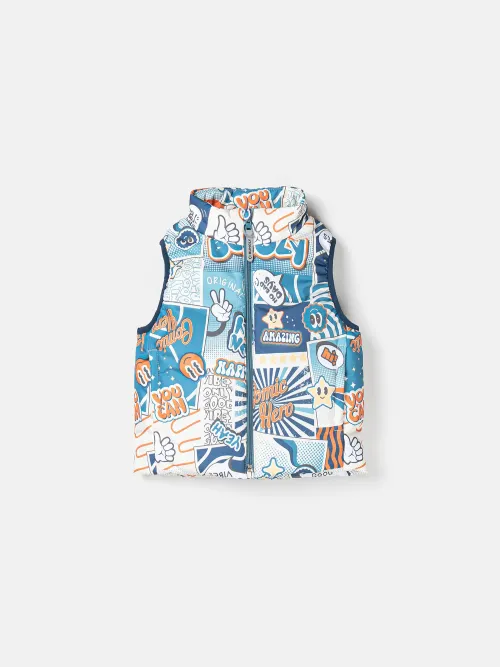 Жилет стеганый на молнии 