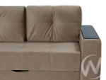 Диван прямой Спинер (МД) GROUND 02 (какао)