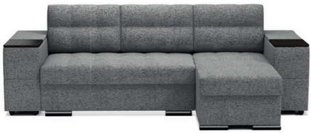 Угловой диван-кровать Бруклин с оттоманкой