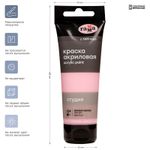 Краска акриловая художественная Гамма "Студия", 75мл, пластиковая туба, розовая светлая