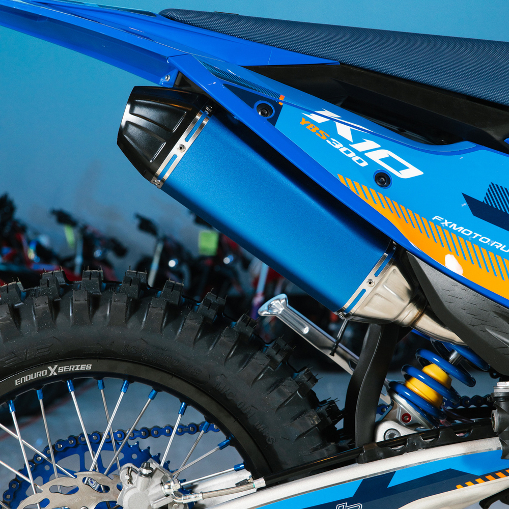 Кроссовый мотоцикл FXmoto K10 (YBS-300) 300 CC 21/18 Синий