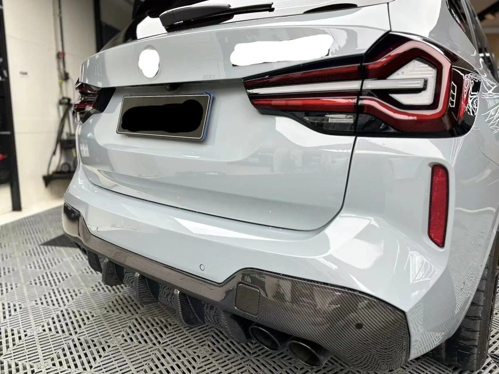 Карбоновая губа и диффузор для BMW X3 G01 Рестайлинг / X3M F97 2021+ БМВ