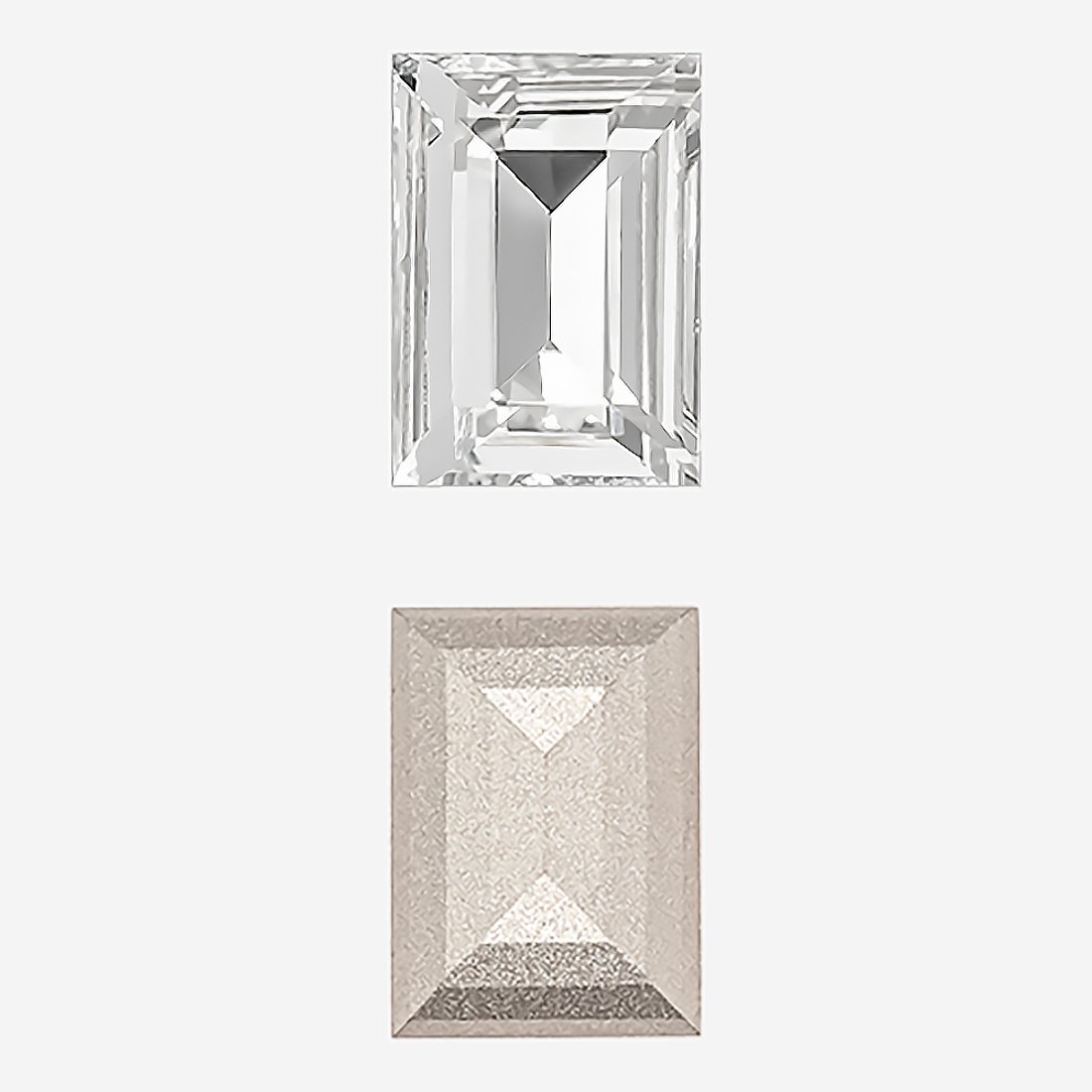 Кристалл Прямоугольник (Step Cut Fancy Stone), оттенок "Кристалл"/"Crystal", 14*10мм