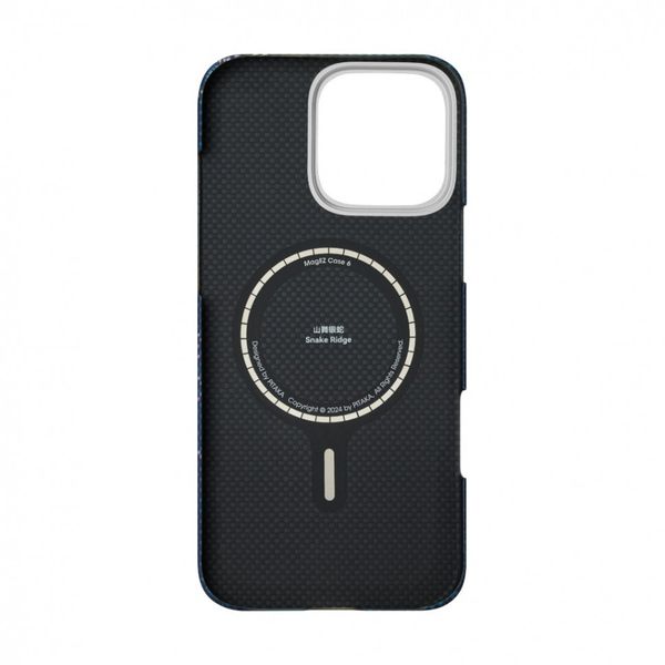 Чехол Pitaka Tactile Woven для iPhone 16 Pro Max, Снежный день | Snowy Day