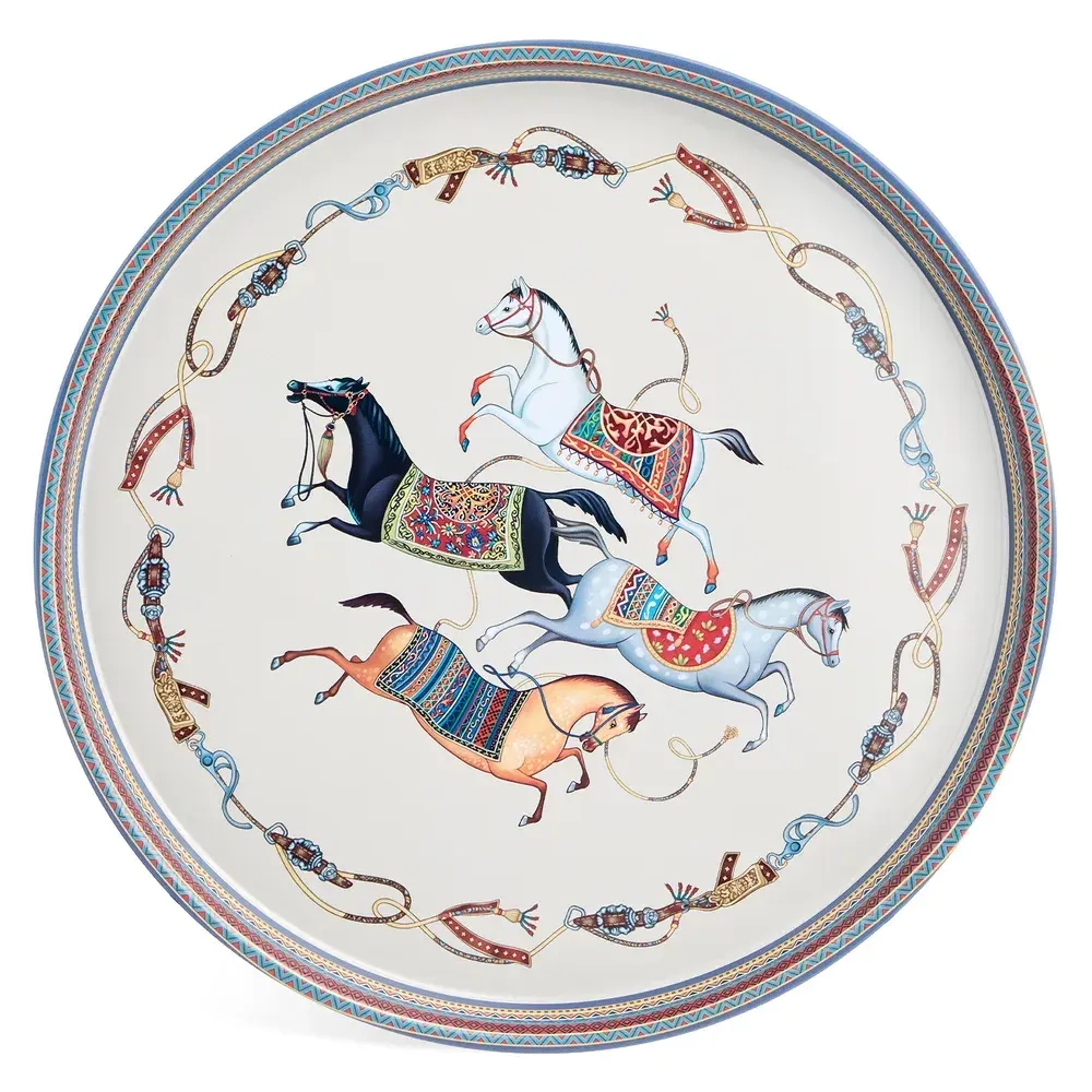 ПОДНОС СЕРВИРОВОЧНЫЙ AGNESS "ЛЕСНАЯ СКАЗКА" 33*2,1 СМ