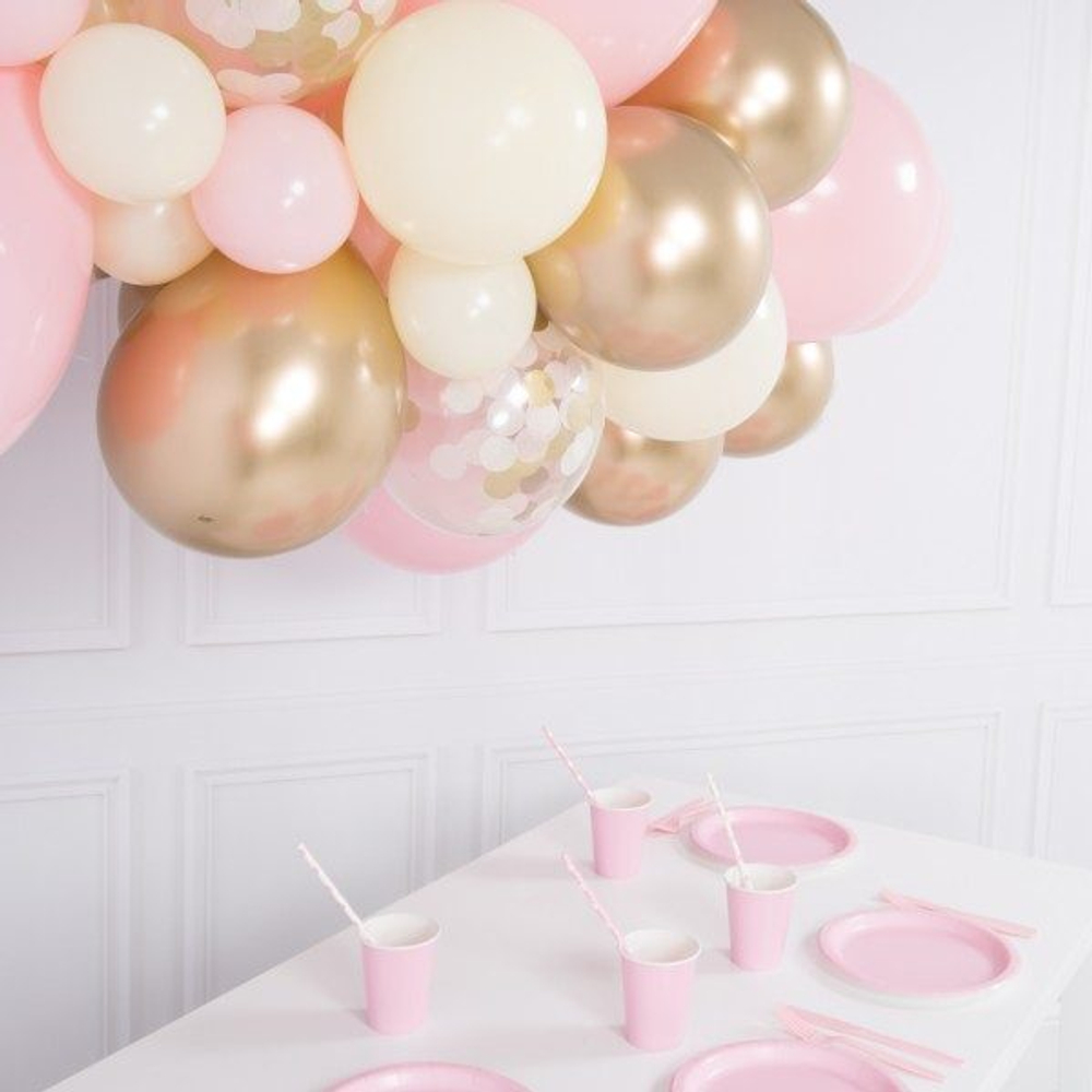 Гирлянда из шаров "Pink" 1м