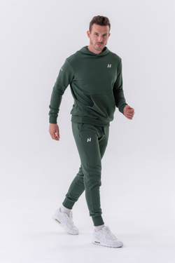 Мужская толстовка Nebbia Pull-over Hoodie with a Pouch Pocket 331 Green