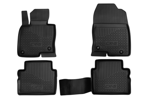 Коврики в салон MAZDA CX-5, 2017-, 4 шт. (полиуретан) / Мазда СХ-5