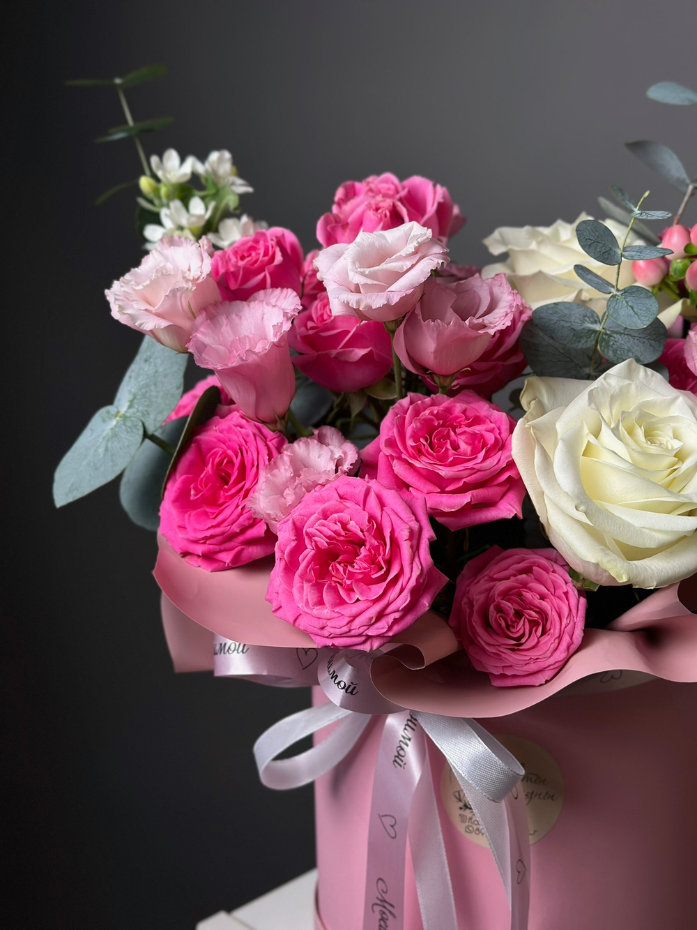 Цветы в коробке «Тасним»