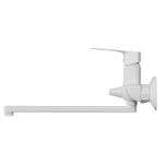 Смеситель для ванны и раковины 35k MIXLINE ML15-02W БЕЛЫЙ