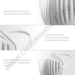 ЗУБР МТ-160 5шт. в упаковке, однослойная, техническая маска (11108-H5)