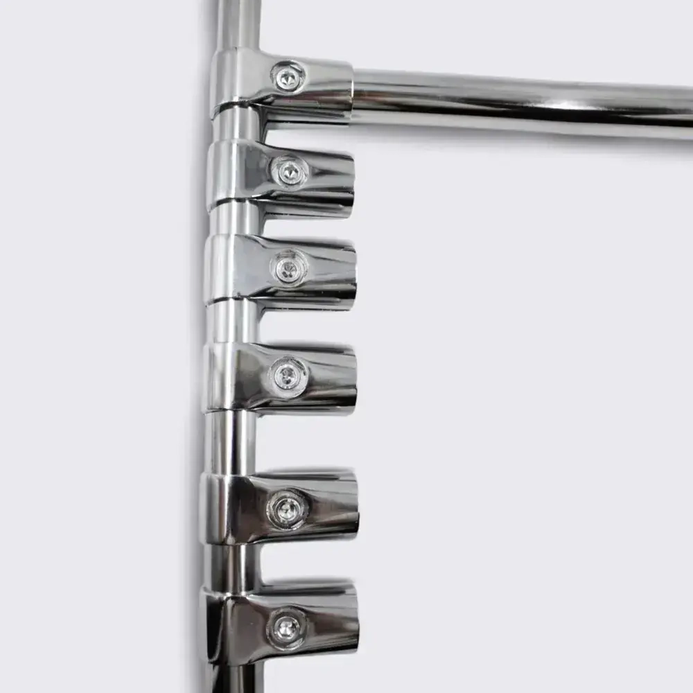 Соединитель двух труб к системе Joker 25 мм (КОМПЛЕКТ 2ШТ) UNO-1. Крепёж Т-образный к трубе хромированной диаметром 25мм. Джокер R-42 M