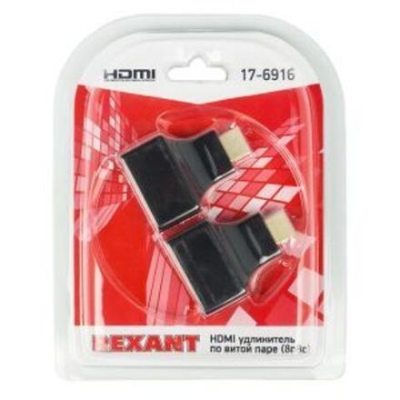 HDMI удлинитель по витой паре RJ-45(8P-8C)  REXANT