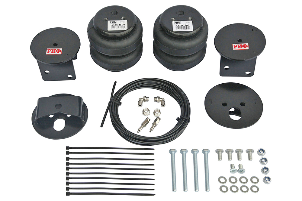 Пневмоподвеска для Mitsubishi L200 2015+ на задний мост для стандартной подвески РИФ