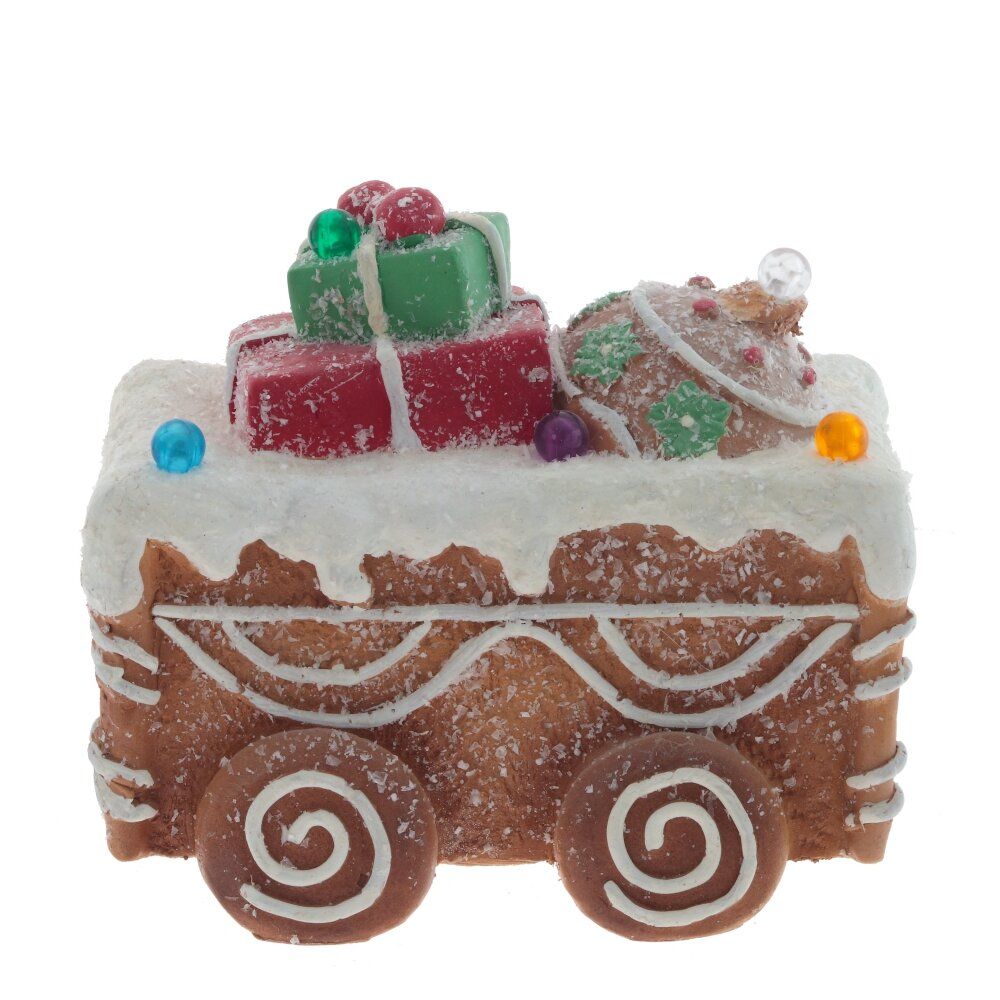 GAEM Фигурка декоративная с подсветкой "Вагончик"(3хААА,н/п), L22 W16 H19 см