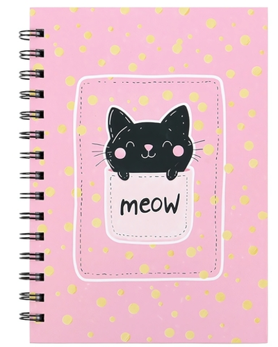 Записная книжка А5 80л. клетка, на спирали на спирали DV-15811-2 (Darvish)