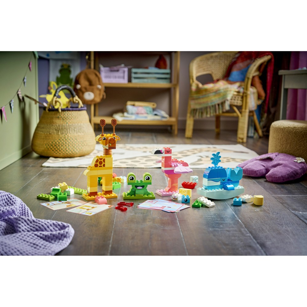 Конструктор лего дупло Игра для создания животных 10472 | LEGO DUPLO Animal Building Game | развивающая 94 детали | 3+