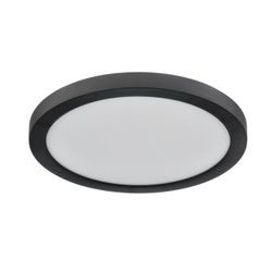 7788/18L MITRA LED SN 537 Светильник пластик/белый/черный LED 18Вт 3000/4000/6500К D225 IP44 CCT/датчик движения NEBULA BLACK