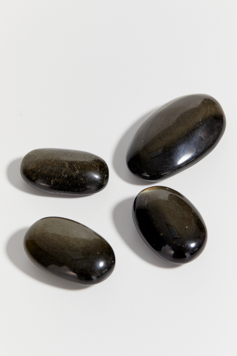 Обсидиан серебристый