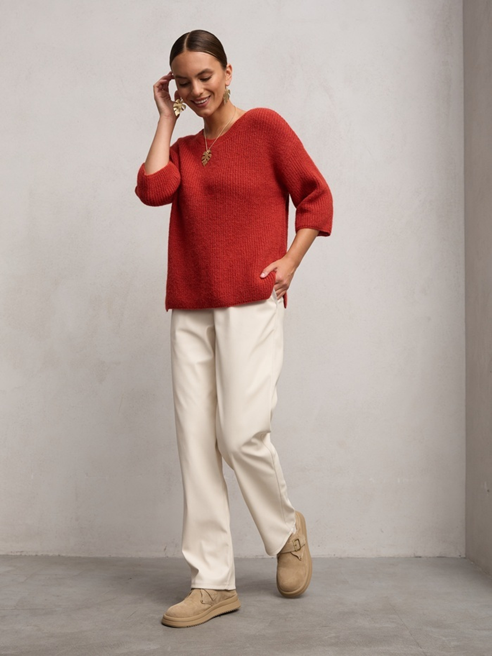 Джемпер 2626 рябина TINONA