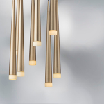 807083 Подвес PUNTO 8х25W G9 хром/шампань