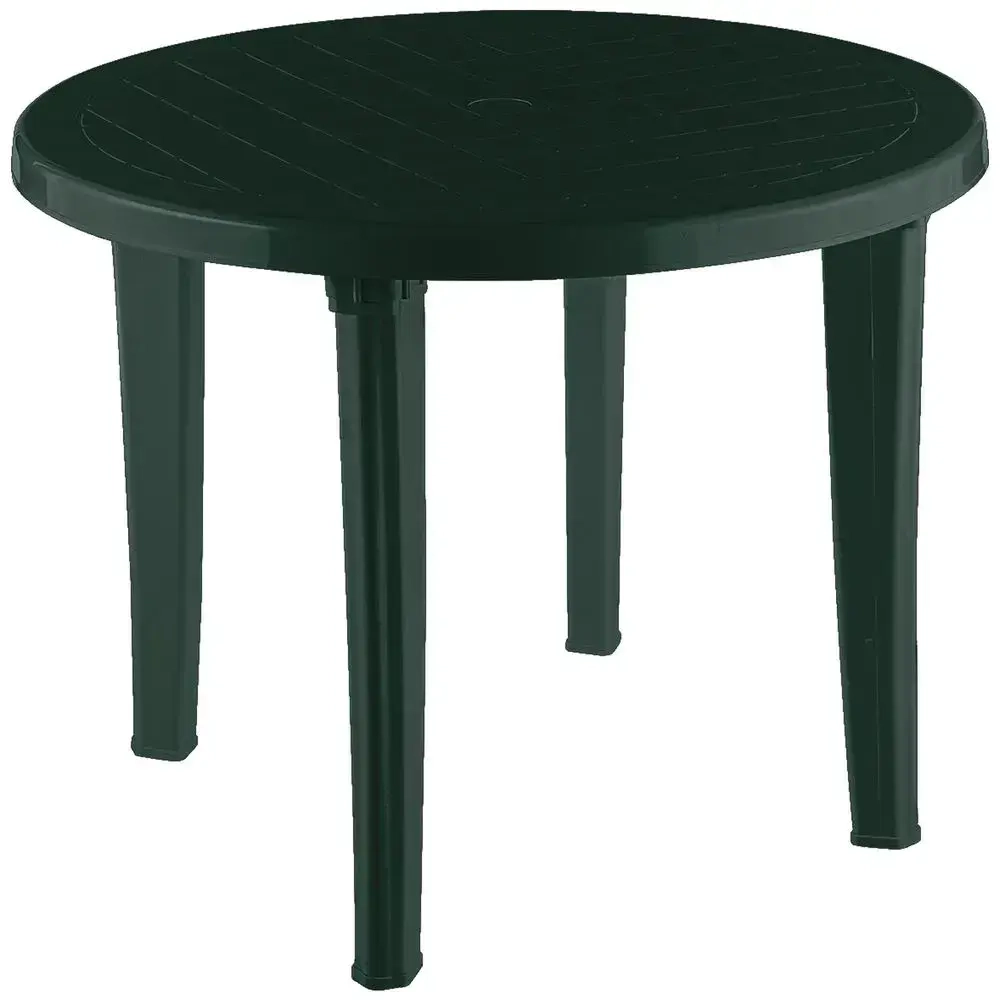 Стол круглый темно-зеленый 950х740мм