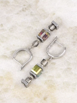 Серьги бижутерия из муранского стекла