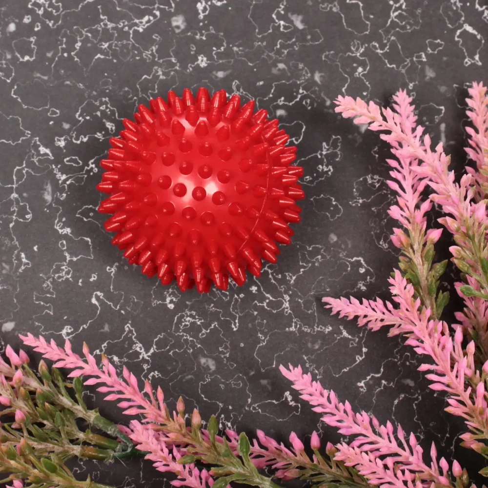 Мячик массажный с шипами 7,5 см, микс