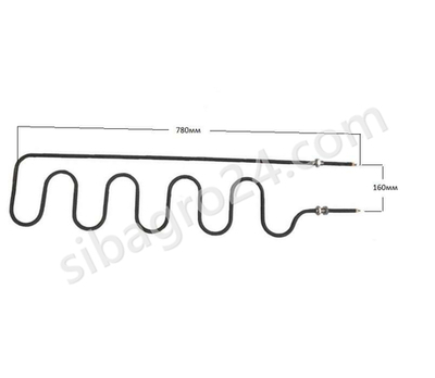 ТЭН 192-С-8,5/1,2 для ПЭП-4