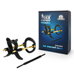 Черно-золотистый экстендер для пениса Sex Expert (Цвет: черный с золотистым)