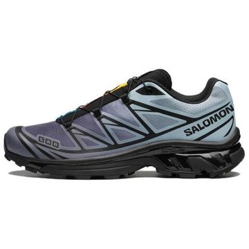 Salomon XT 6 Беговые дорожки Низки Черный/Туманный син/Серо-голубой Унисекс