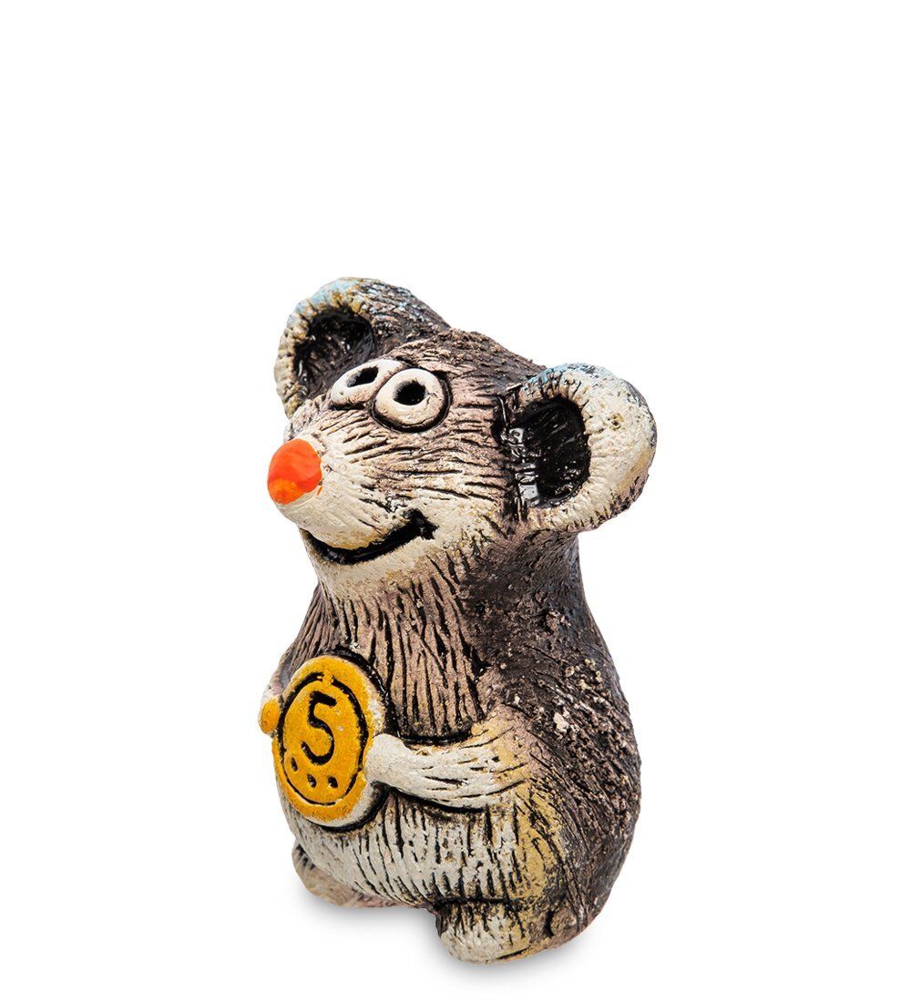 КоКо Шамель KK-614 Фигурка «Мышонок с пятаком» шамот