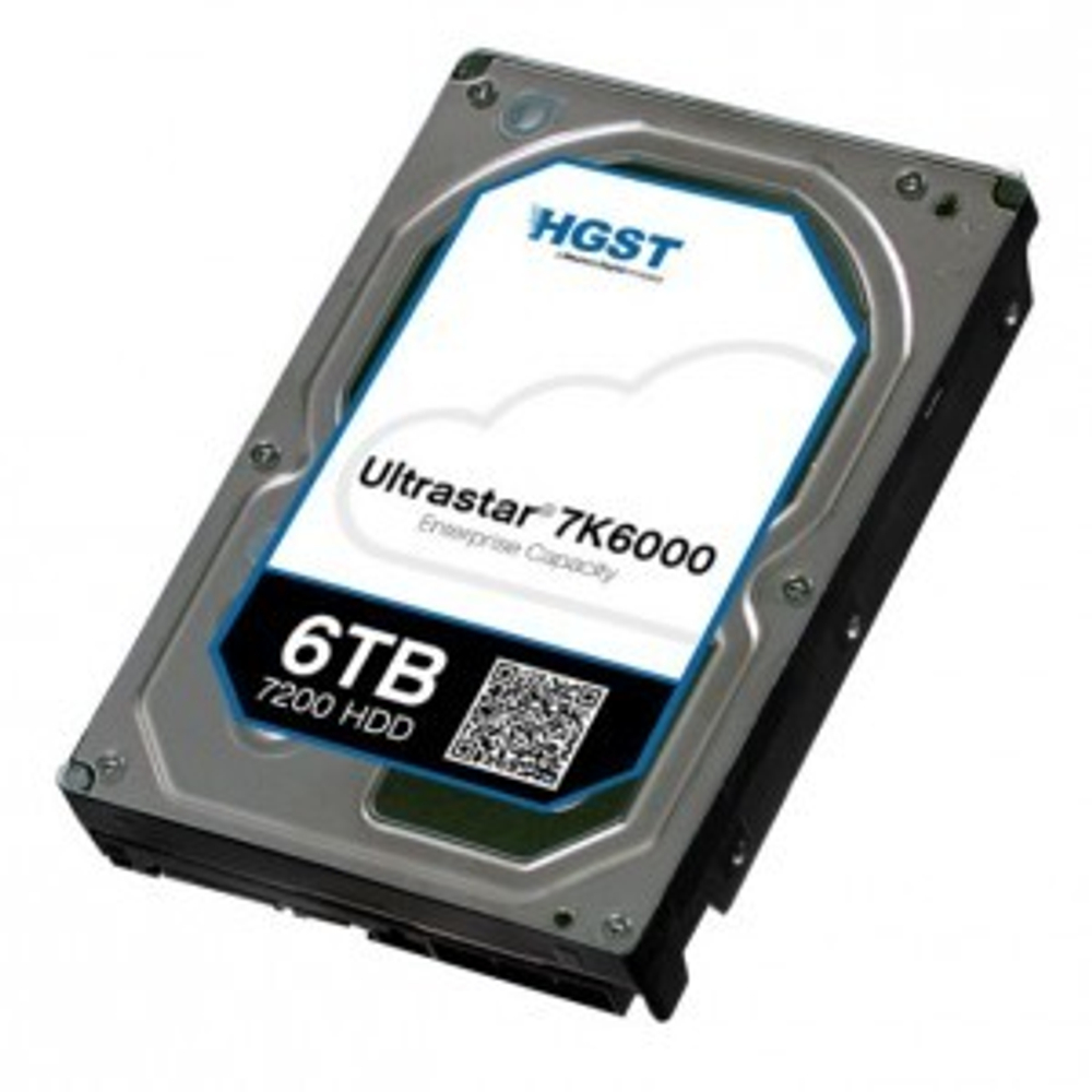 Жесткий диск HDD 6.0Tb HGST, SATA-III, 128Mb, 7200rpm, Ultrastar 7K6000 (HUS726060ALE610)