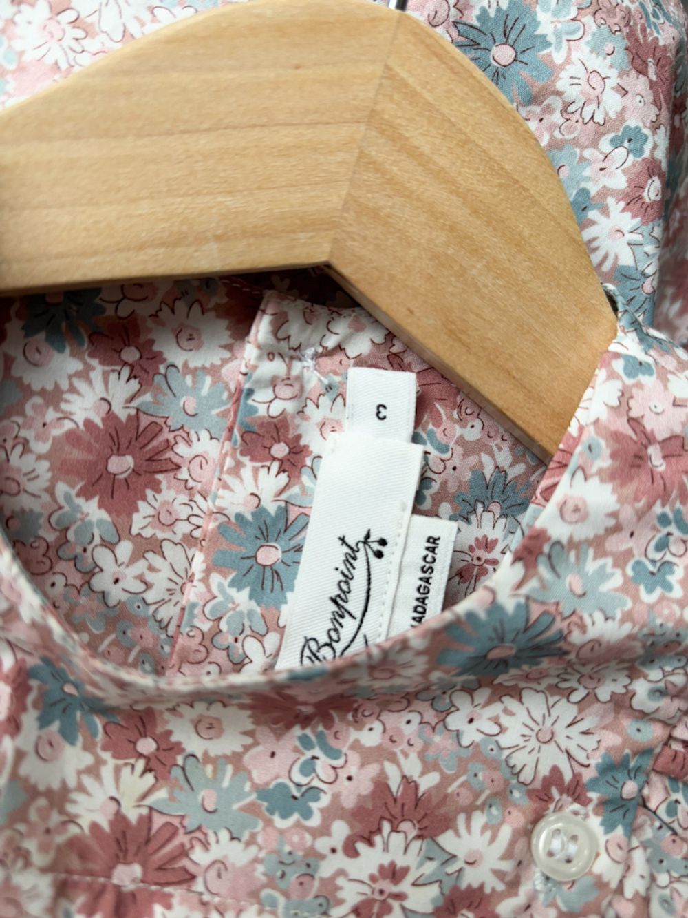 Хлопковая блузка Bonpoint, 98