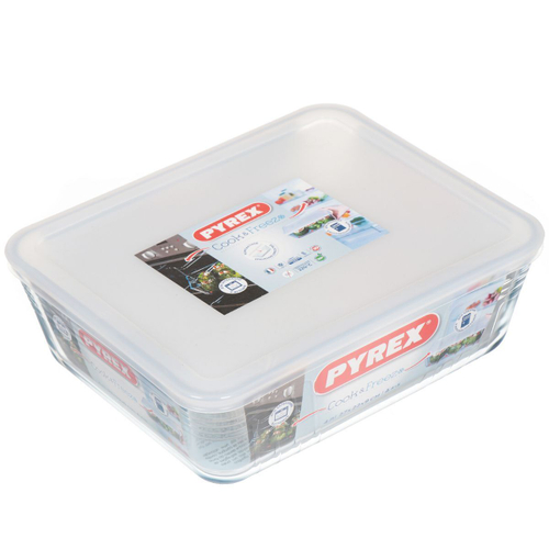 Форма для запекания стекло, 22х27х9 см, 4 л, прямоуг, с крыш, Pyrex, Cook Freez, 244Р000