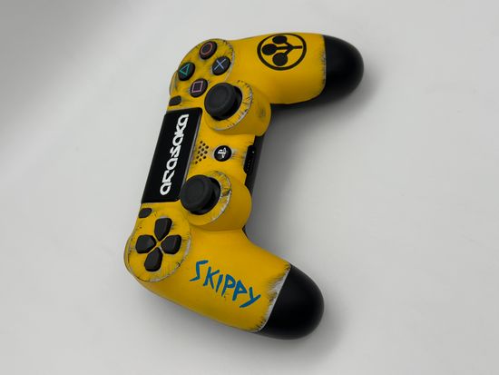 Геймпад Dualshock 4 - Cyberpunk 2077 Custom Edition #8 (Arasaka)