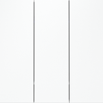 Выключатель встраиваемый VOLTUM S70 трехклавишный 10А, (белый матовый)