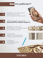 Алмазная мозаика 30х40см. "Селфиконструктор" Ретро, 6 цветов (Арт.СКА-2457)