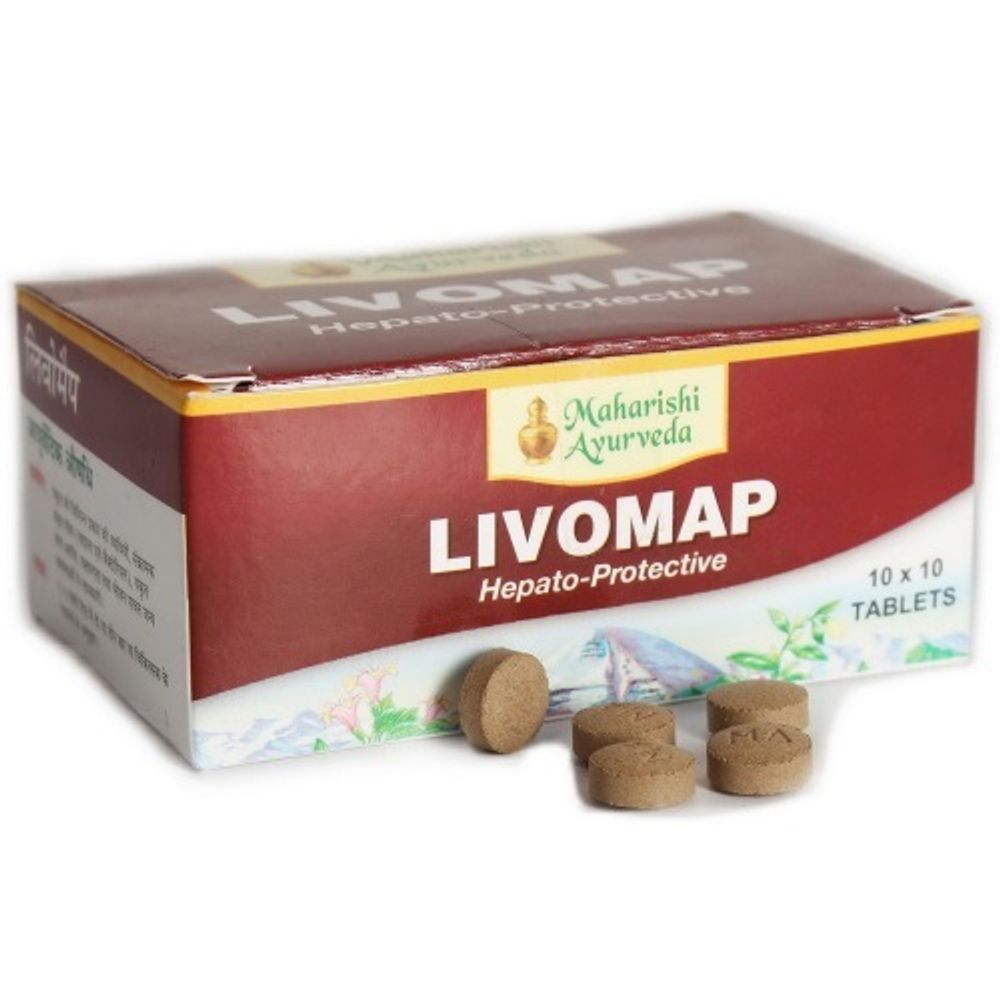 БАД Maharishi Livomap Ливомап при дисфункции печени 100 таб