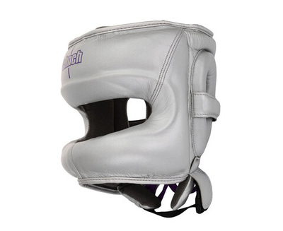 Шлем боксерский с бампером Clinch Undefeated Russian Team серебристый C160RT