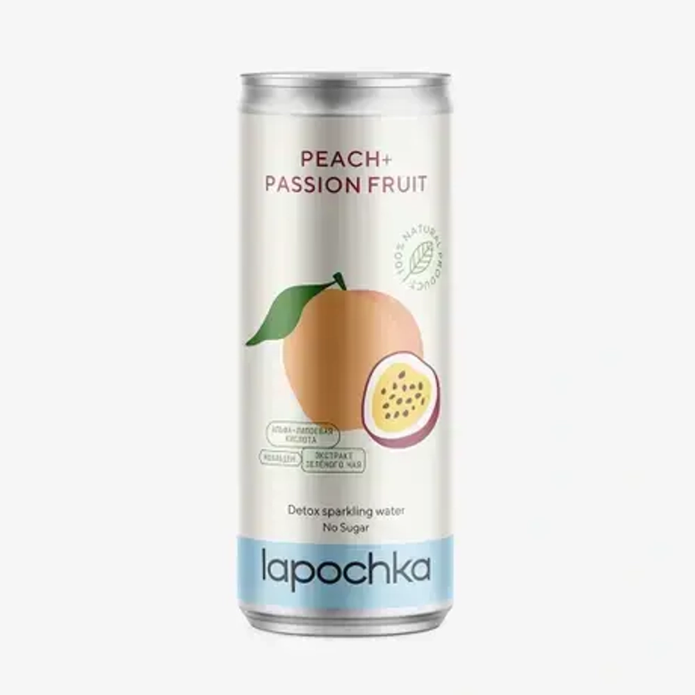 Lapochka Персик - маракуйа 0,33 л.