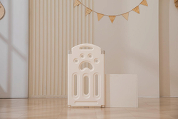 Манеж UNIX Kids DeLuxe Grey,180 x 200 см с игровыми аксессуарами