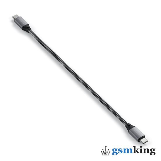 Satechi USB-C to USB-C Short Cable 10-Inch Space Gray ST-TCC10M