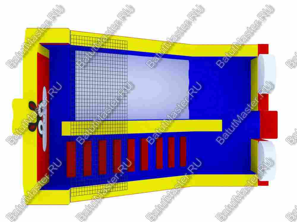Детский надувной батут-горка "Зайка" 7*5*5 м